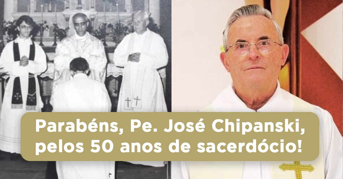 Pe. José Chipanski completa 50 anos de sacerdócio, mais de uma década apenas em São Mateus do Sul