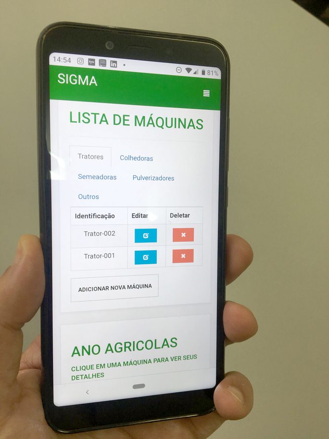 Iapar e startup criam plataforma para gestão de máquinas agrícolas