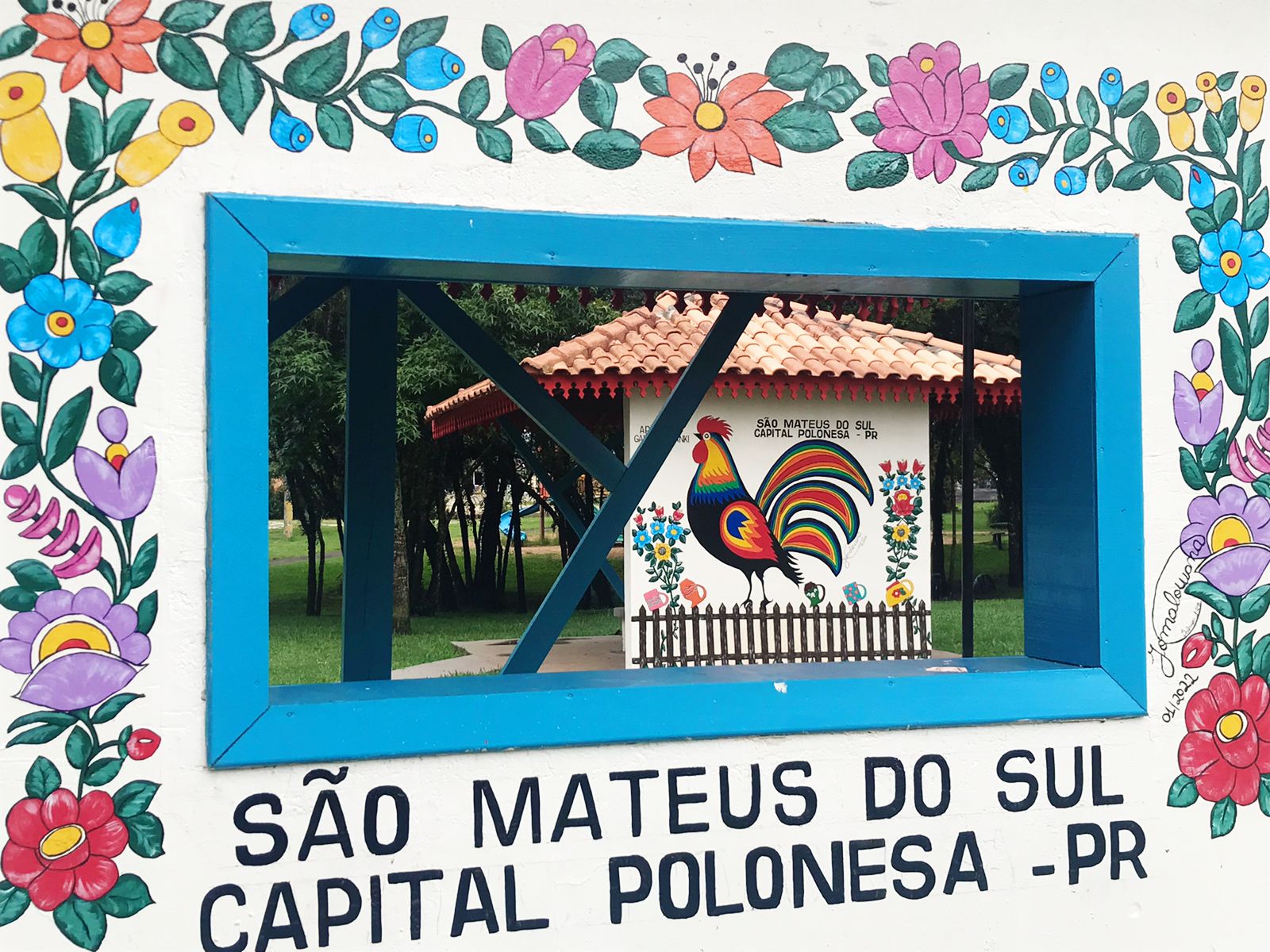 Praça do Rio Iguaçu recebe projeto voltado a arte Polonesa