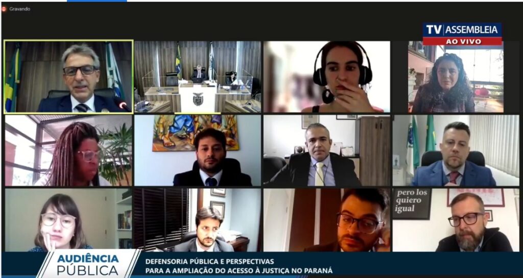 Juiz de União da Vitória clama pela estruturação da Defensoria Pública no Paraná em audiência na ALEP