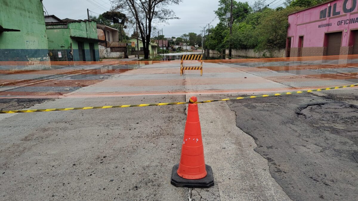 Atualização: Ponte do Rio Canoas na BR-476 é totalmente interditada; confira os desvios de acesso para rodovia