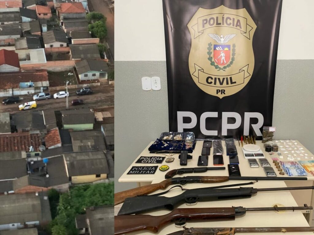 Polícias Civil e Militar deflagram ação de combate ao narcotráfico em Palmeira