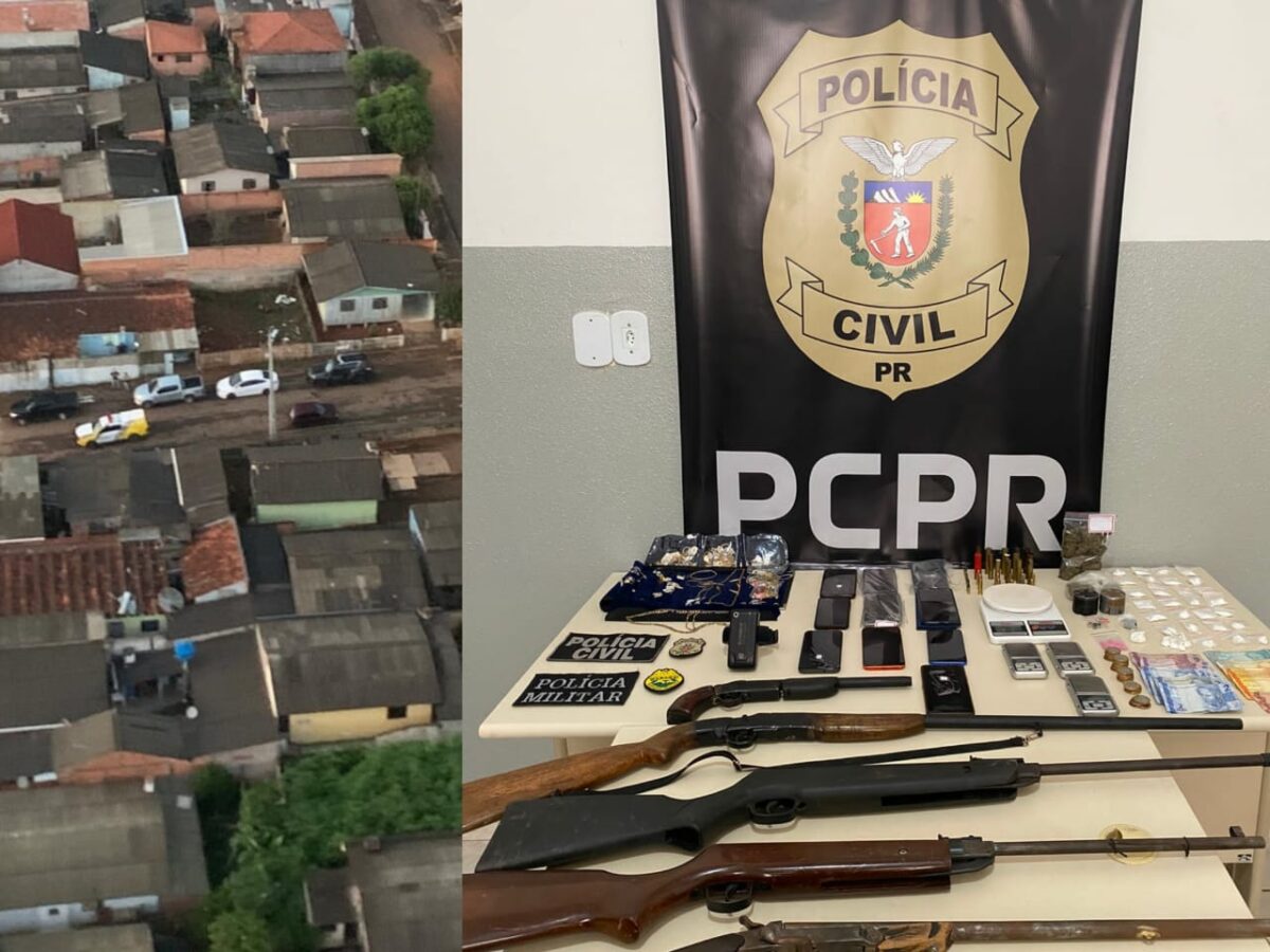 Polícias Civil e Militar deflagram ação de combate ao narcotráfico em Palmeira