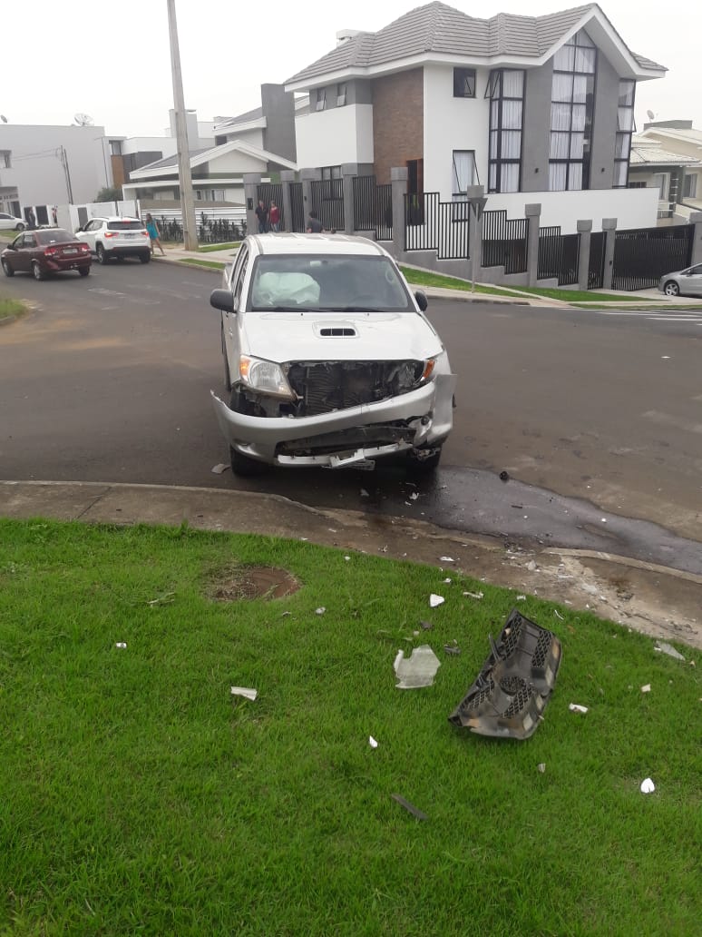 Mais um acidente na Rua Dona Estefânia ocorrido neste domingo