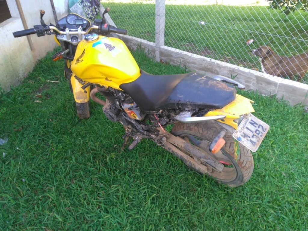 Polícia recupera moto furtada em Antônio Olinto