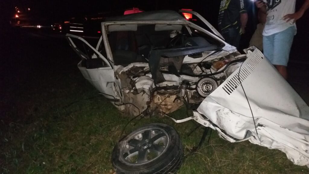 Acidente grave na PR 151 deixa duas vitimas