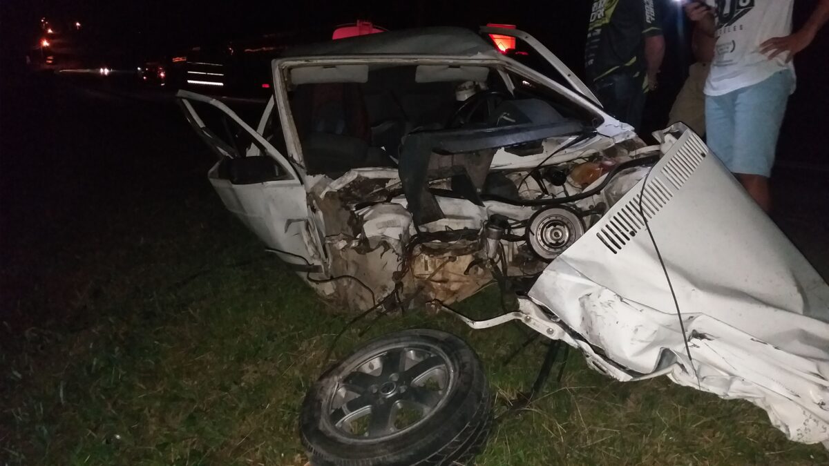 Acidente grave na PR 151 deixa duas vitimas