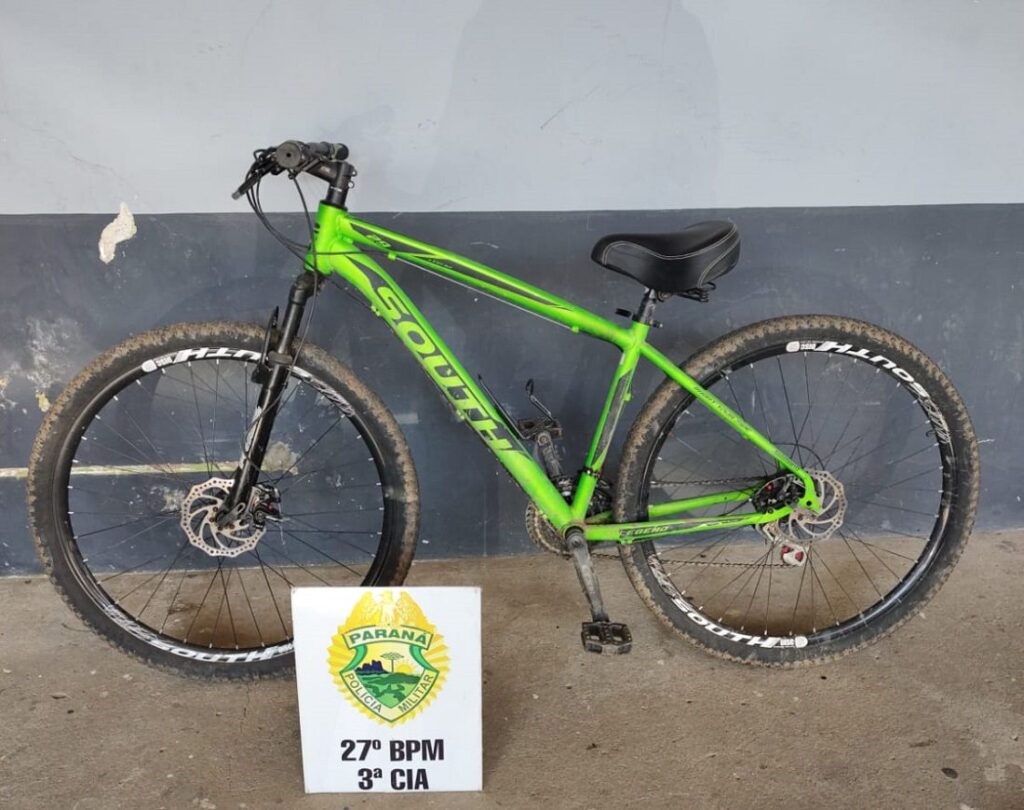 Policiais recuperam bicicleta furtada na Vila Amaral e prendem indivíduo envolvido na situação