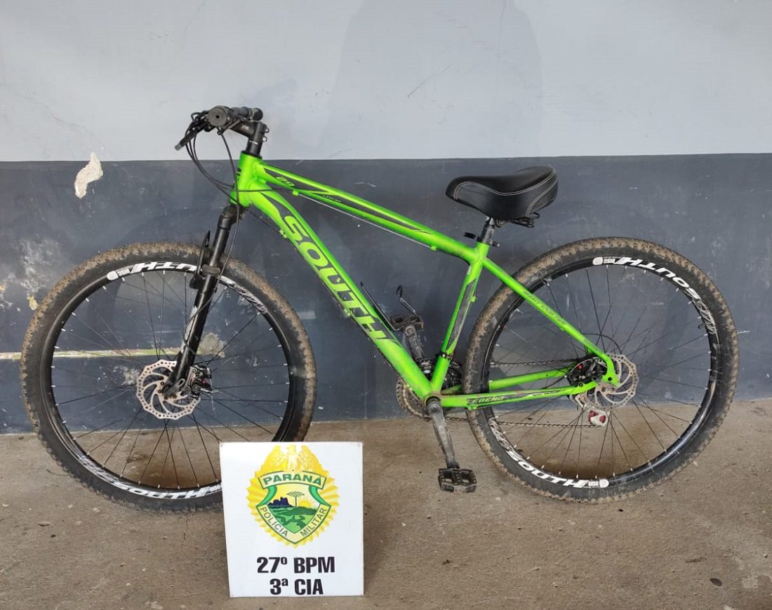 Policiais recuperam bicicleta furtada na Vila Amaral e prendem indivíduo envolvido na situação