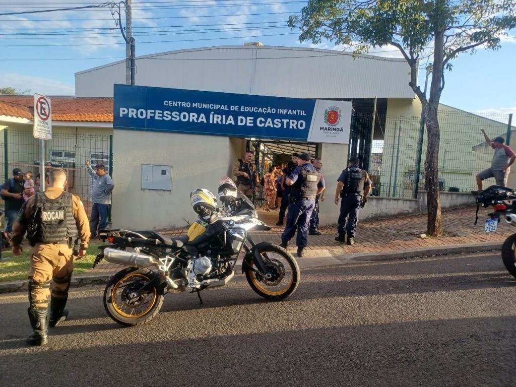 Homem armado com faca invade CMEI no Paraná