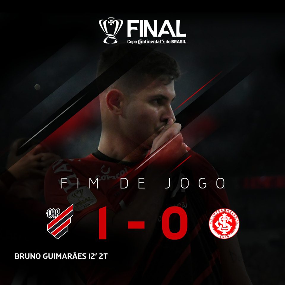 Internacional e Athetico abrem decisão da Copa do Brasil com vitória paranaense por um gol