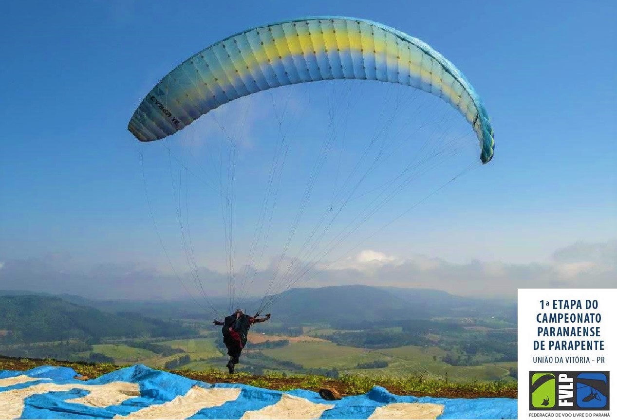 1ª Etapa do Campeonato Paranaense de Parapente 2021 será em Porto União nesse final de semana