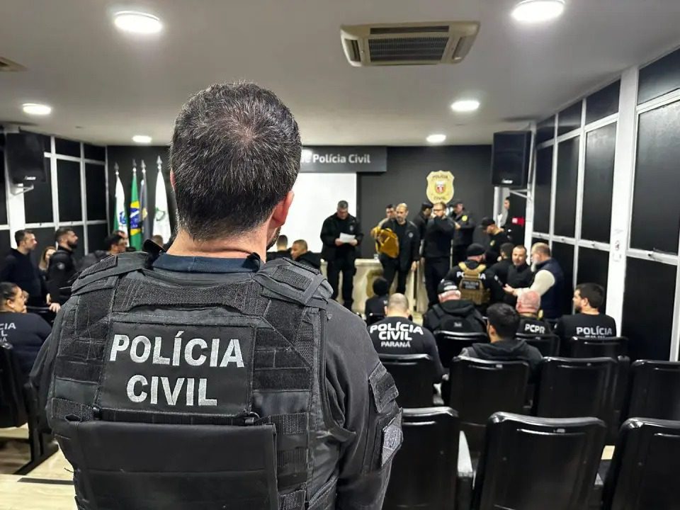 Megaoperação da Polícia Civil mira quadrilha envolvida com tráfico de drogas e assassinatos no PR