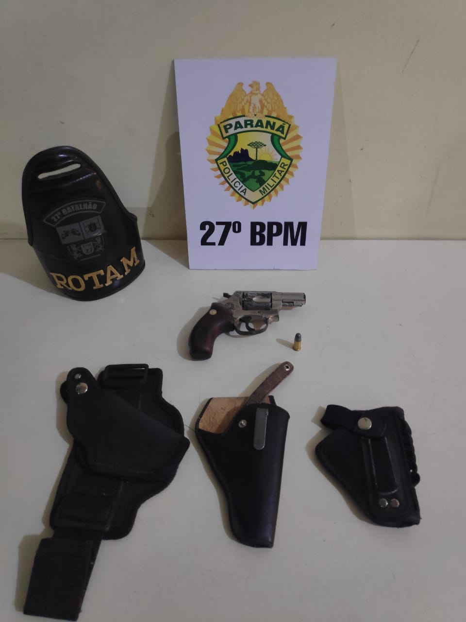 ROTAM prende homem por ameaças e disparos de arma de fogo