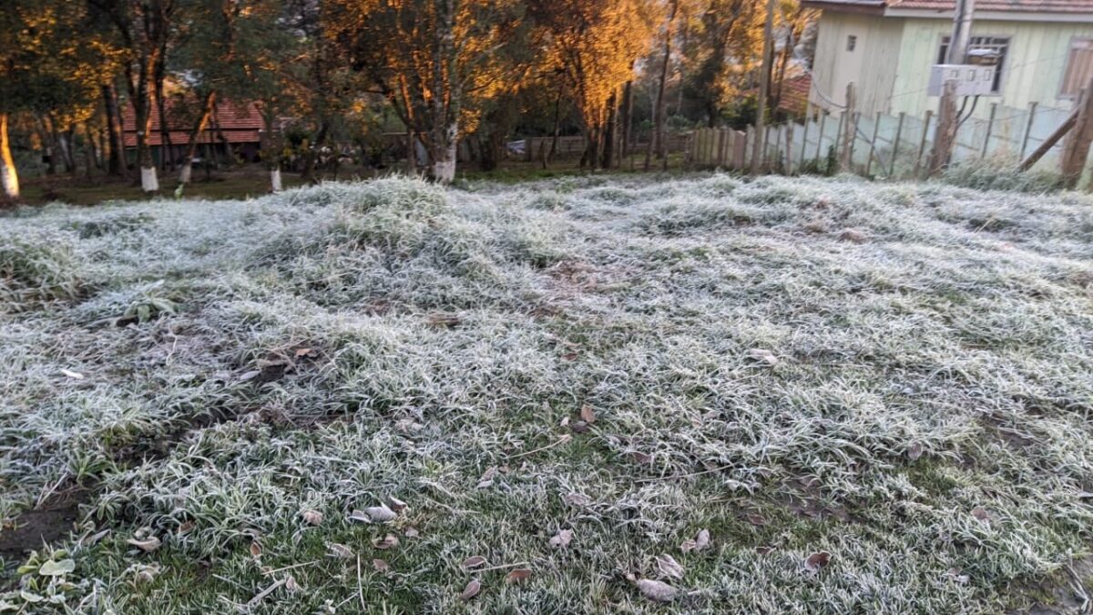 Pode nevar em algumas cidades do Sul, nos próximos dias, e ocorrer geadas