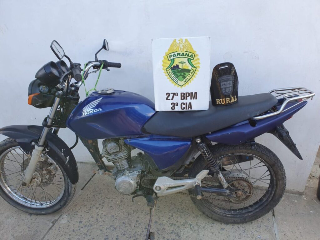 Homem é preso suspeito de receptação de moto em São Mateus do Sul