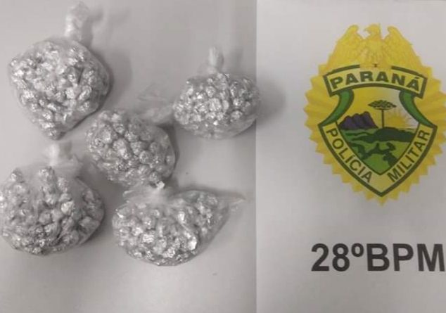 PM da Lapa apreende 750 pedras de crack