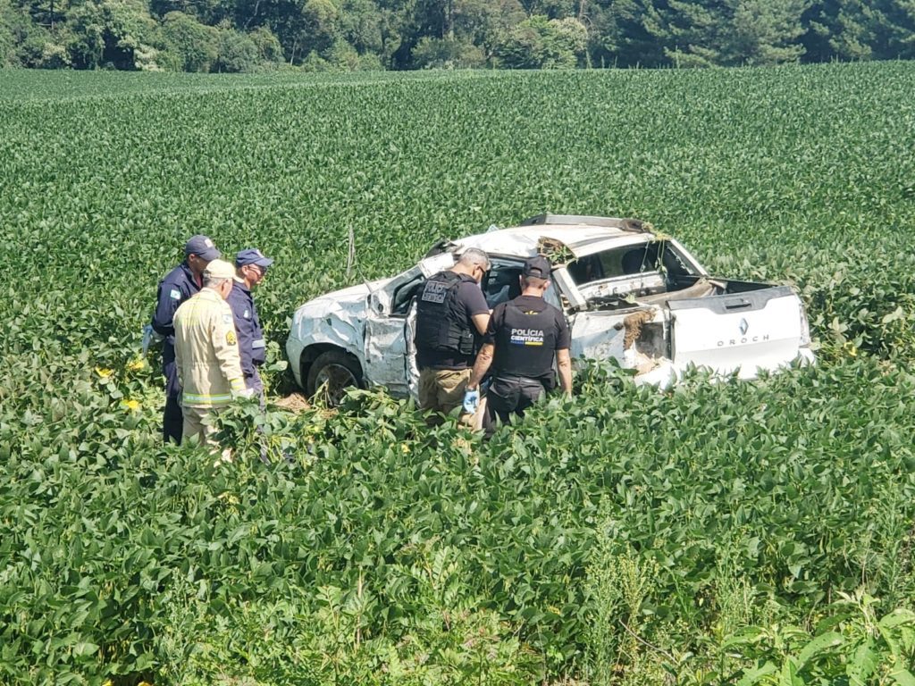 Motorista morre após acidente na BR-153, em Mallet