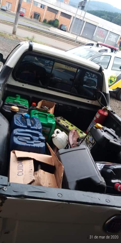 Objetos furtados são recuperados e autores presos