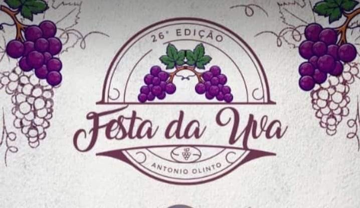 26ª Festa da Uva é cancelada em Antônio Olinto