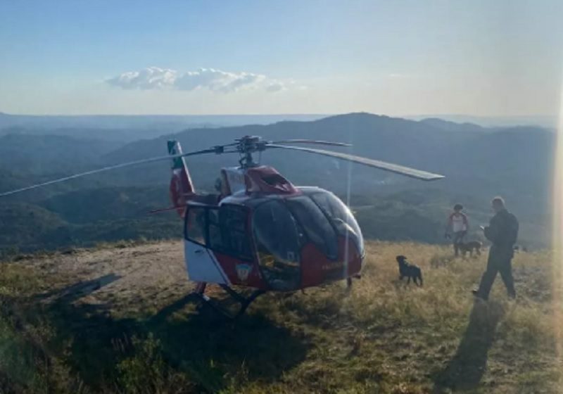 No Paraná, homem fica em estado grave após queda durante voo de parapente