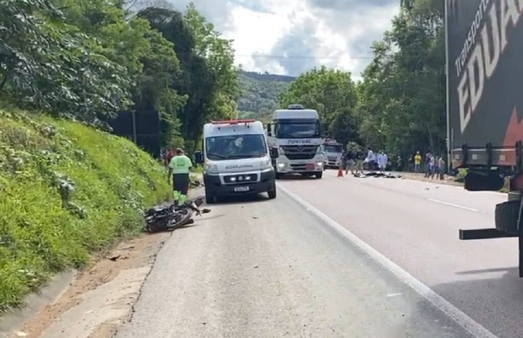 Acidente com óbito de motociclista na região da Serrinha, BR-277 em São Luiz do Purunã