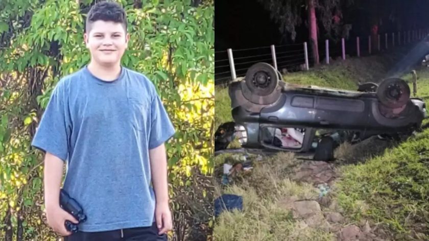 Adolescente morto em acidente em Ponta Grossa após carro de família capotar é identificado