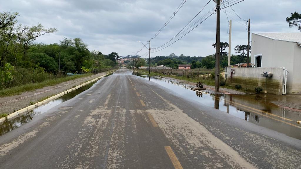 VÍDEO: em oito dias, Rio Iguaçu em São Mateus do Sul baixou mais de 1 metro, chegando a 4,96 na manhã desta quarta-feira (25)