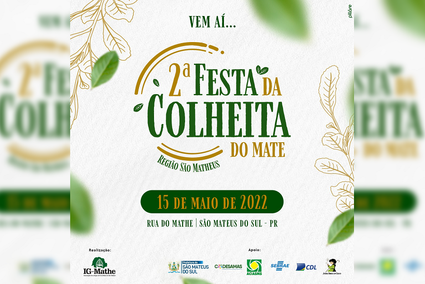 2ª Festa da Colheita do Mate une entidades em torno da valorização e evidência da erva-mate