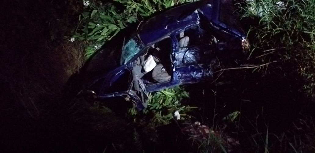 Acidente com óbito na BR-476, na Lapa