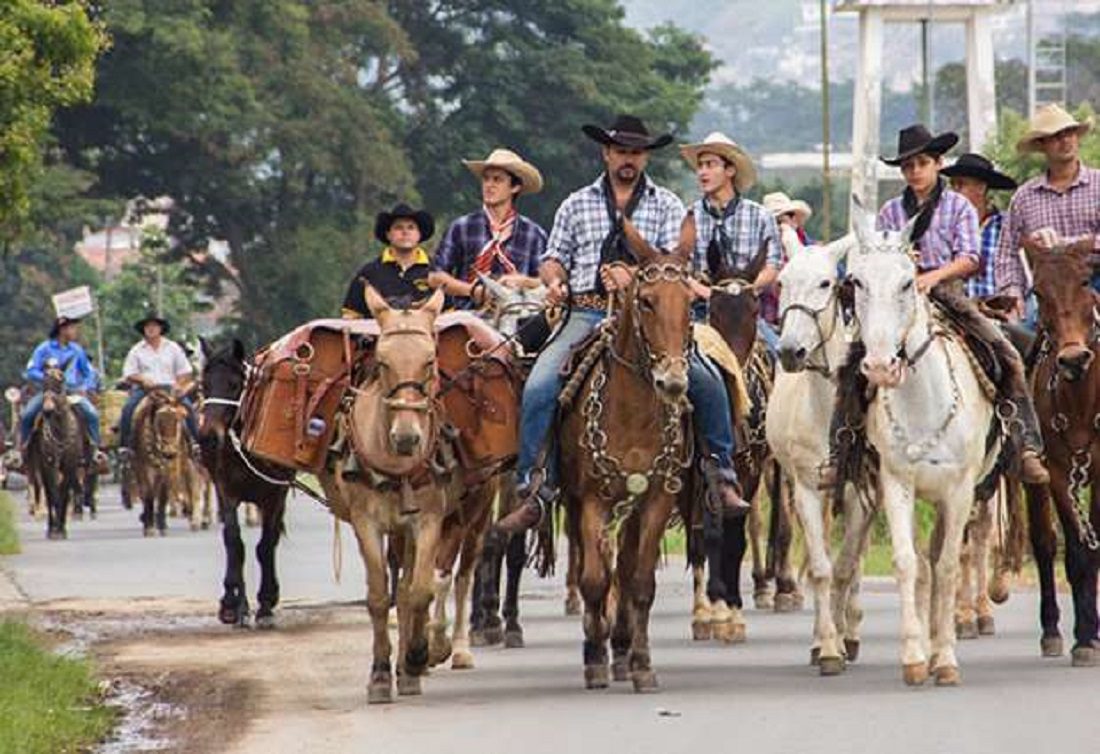 Comitiva de tropeiros passa por Mafra e Rio Negro nesta sexta-feira, numa cavalgada remontando o período