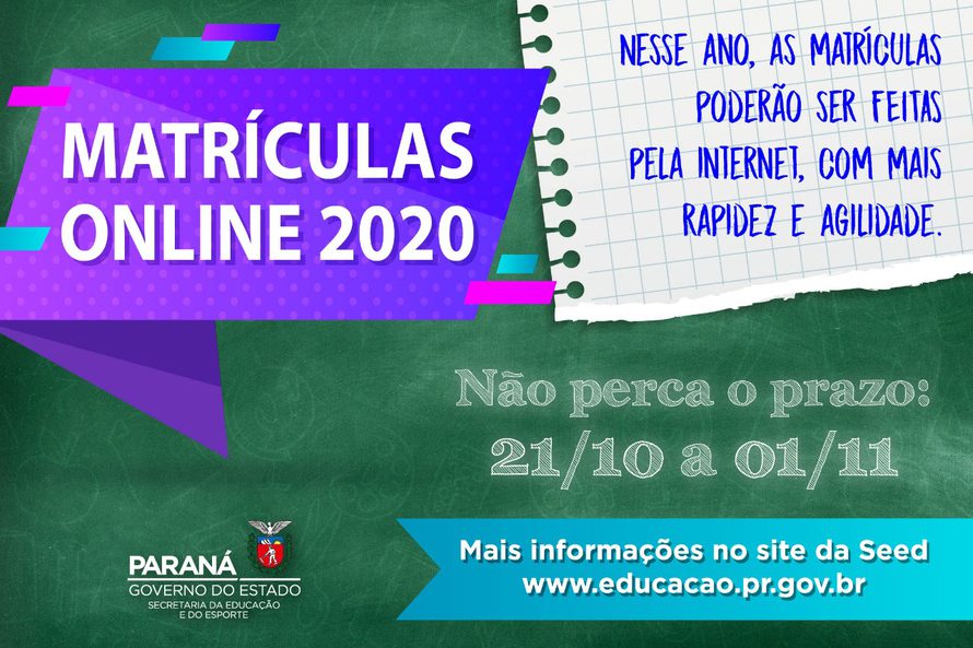 Educação disponibiliza ferramenta online para matrículas