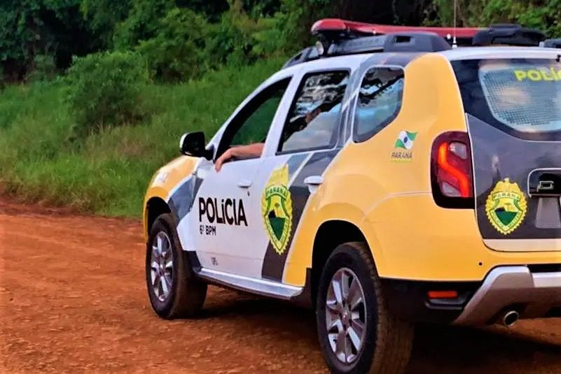 Homem procura a PM para denunciar sua mulher por ameaça em São Mateus do Sul