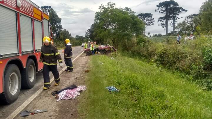 Idoso morre em acidente na BR 280 em Canoinhas