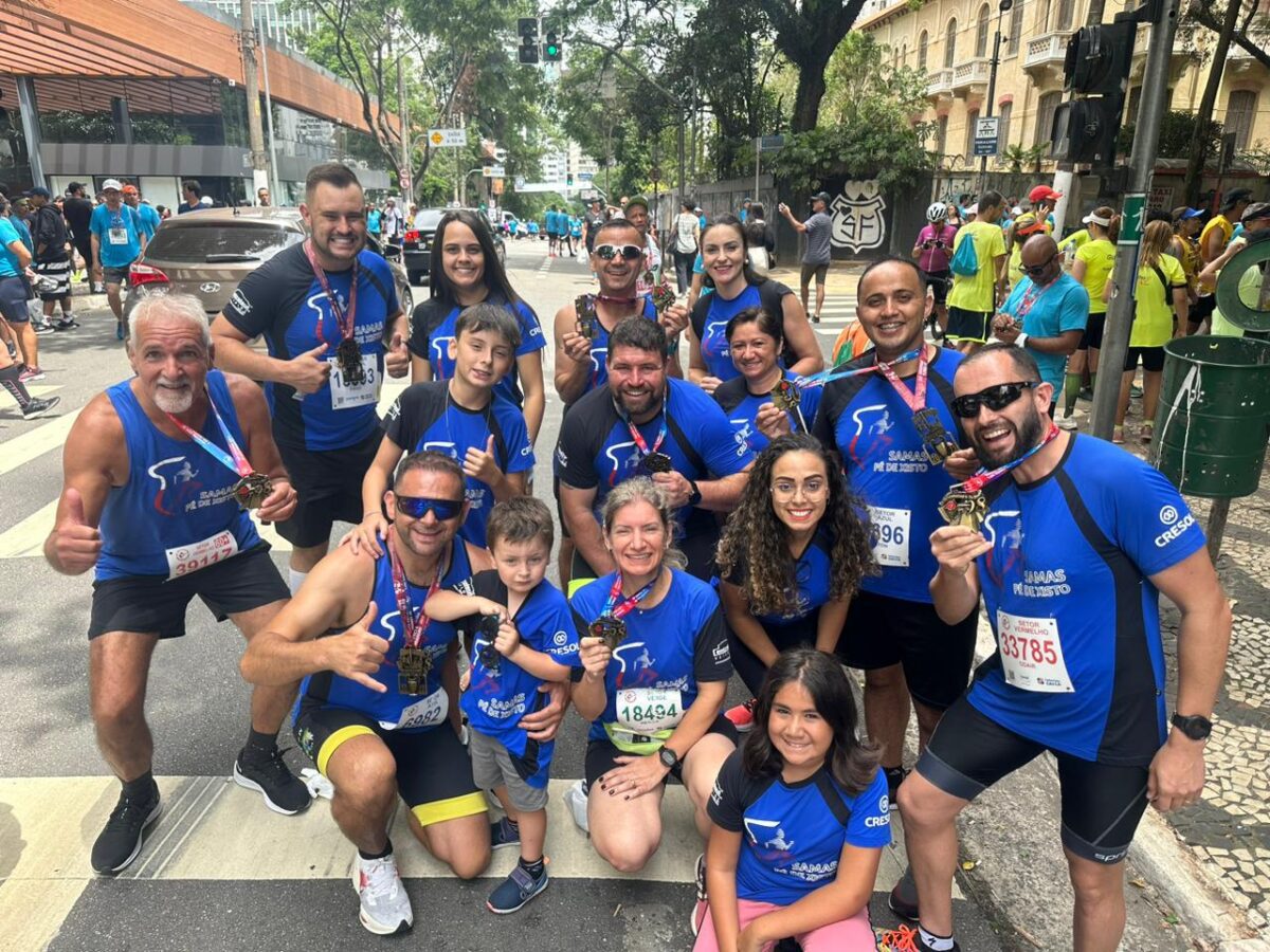 Equipe Samas Pé de Xisto de São Mateus do Sul participa da 98ª Corrida de São Silvestre