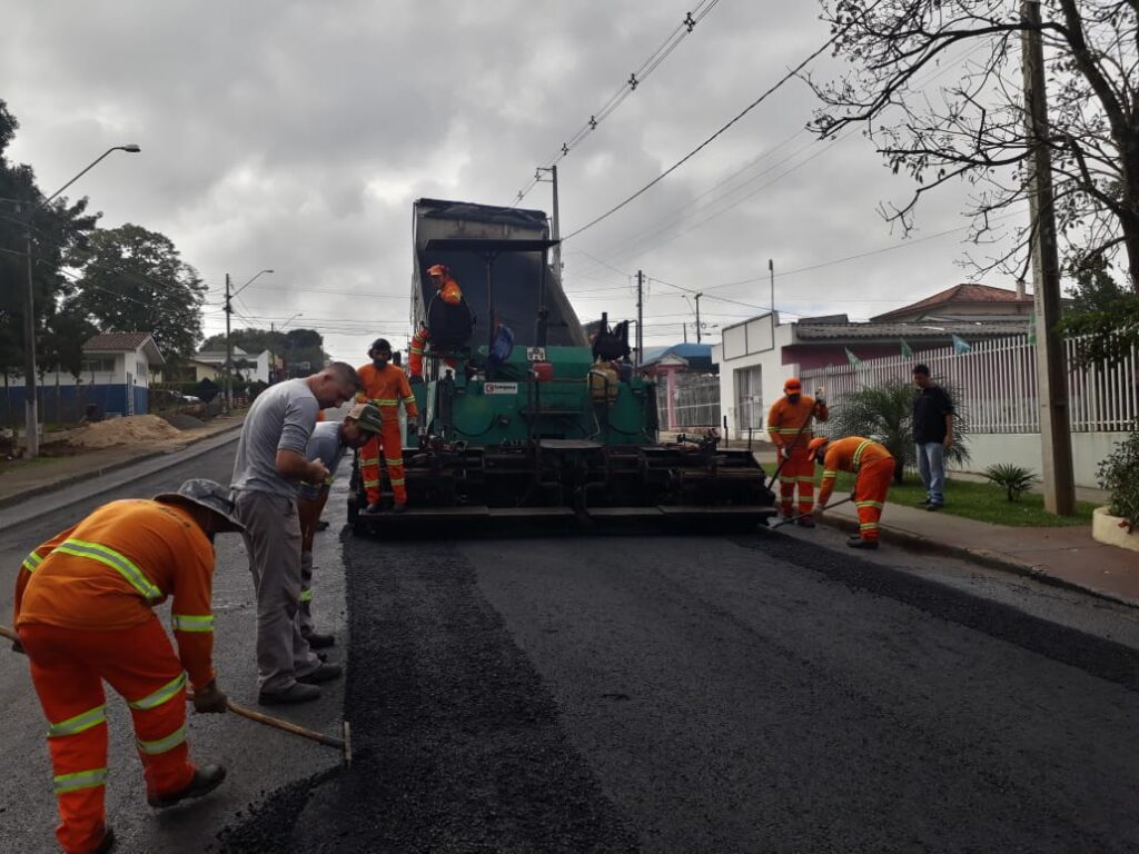 Importante via da PR-151 passa por restauração em São Mateus do Sul