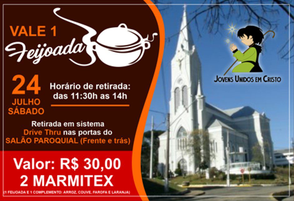 Feijoada beneficente da JUC chega a sua 11ª edição