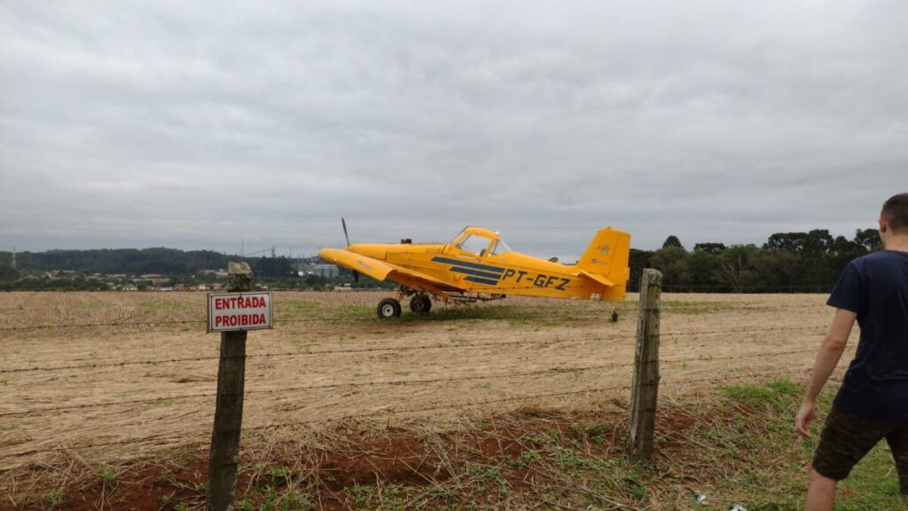 PM confirma falta de combustível em avião que pousou em São Mateus do Sul