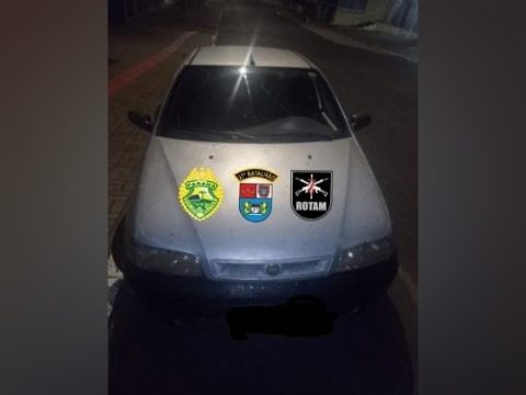 Polícia recupera veículo furtado em São Mateus do Sul