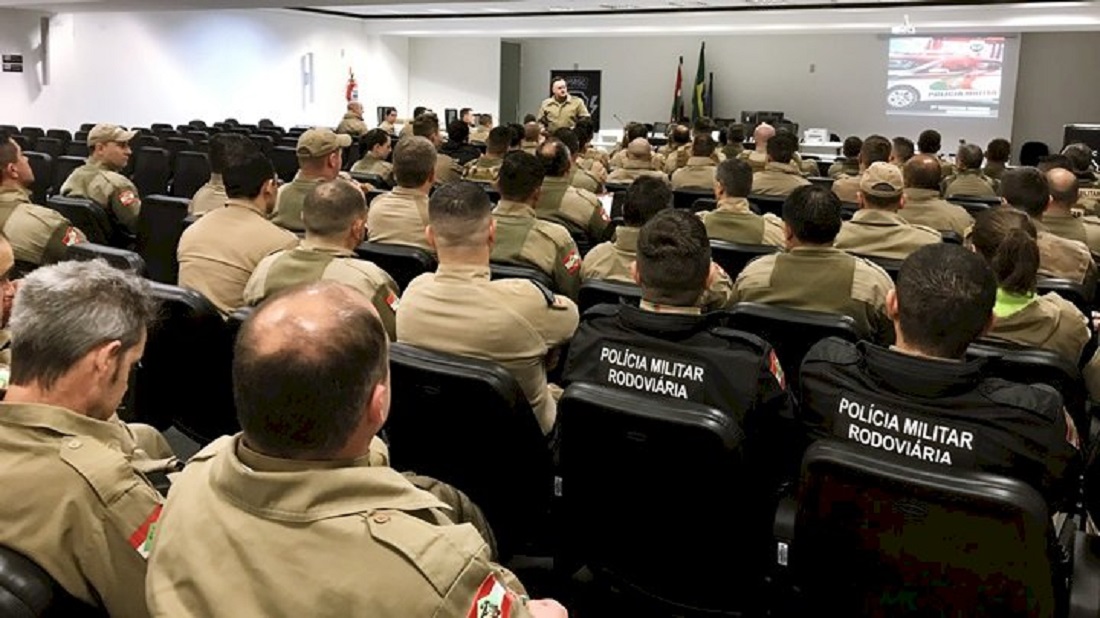 Planalto Norte realiza evento técnico e de formação e capacitação para policiais militares