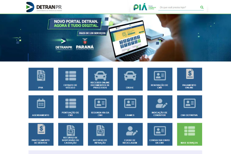 Portal do Detran é o caminho mais fácil para recursos de infração, suspensão ou cassação da CNH