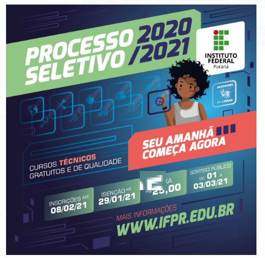 IFPR de União da Vitória está com edital aberto para cursos técnicos