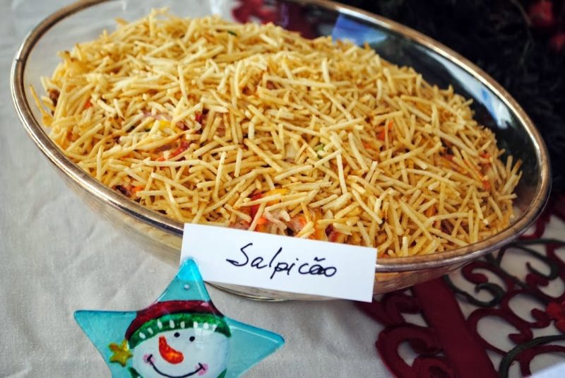 Receita Salpicão Especial para o Natal