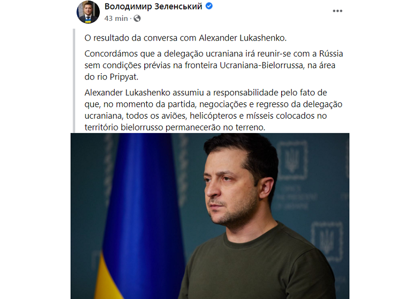 Ucrânia recebe apoio, se diz disposta em negociar e Rússia coloca armas nucleares de prontidão