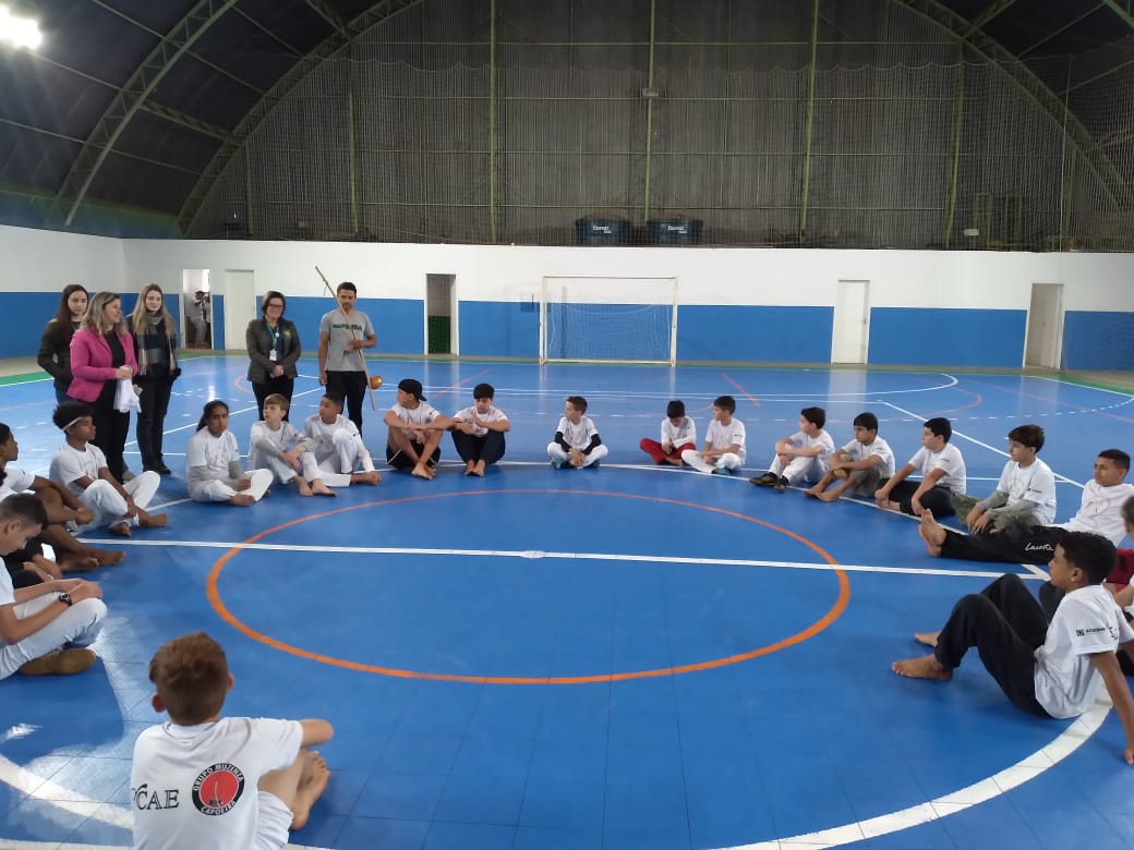 Projeto Capoeira Arte que Encanta: ACIASMS apoia iniciativa que busca conscientizar jovens em São Mateus do Sul