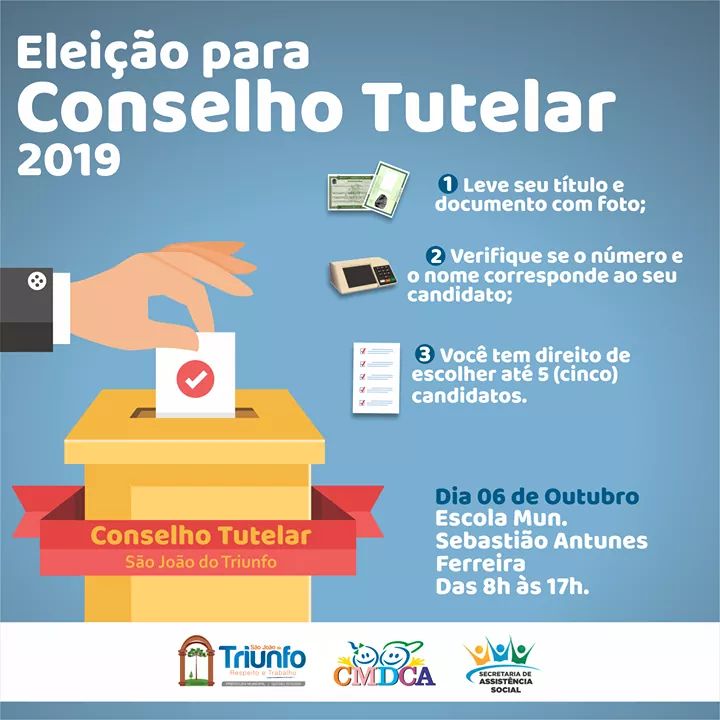 São João do Triunfo elegeu os cinco novos conselheiros tutelares, neste domingo