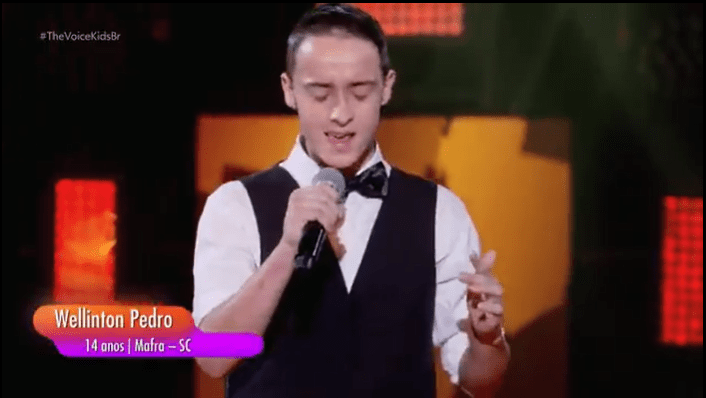 Jovem de Mafra encanta e é disputado por jurados do The Voice Kids