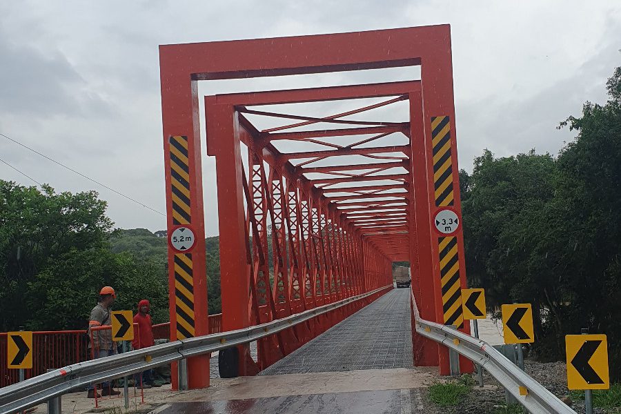 ATENÇÃO: Ponte em rodovia entre a Lapa e Campo do Tenente tem bloqueio