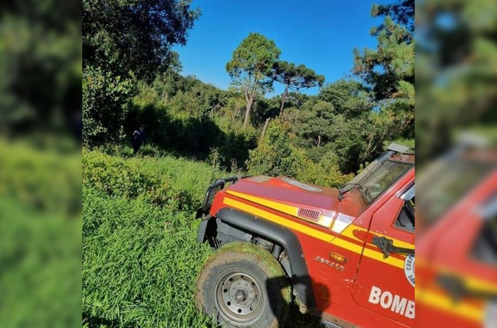 Bombeiros de Três Barras procuram por homem desaparecido