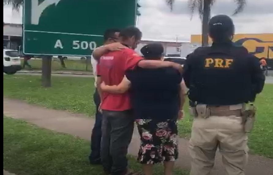 Jovem com esquizofrenia e diabético é encontrado pela PRF após 20 dias de buscas no PR